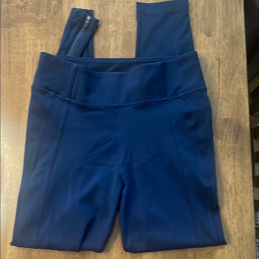 EUC Athleta Blue Leggings High-Waisted Performance